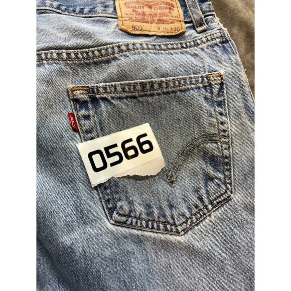 Levi's 505 Jeans Mens Size 36x30 Regular Fit Straight Leg Blue Denim Mexico‎ Vtg - Picture 7 of 7